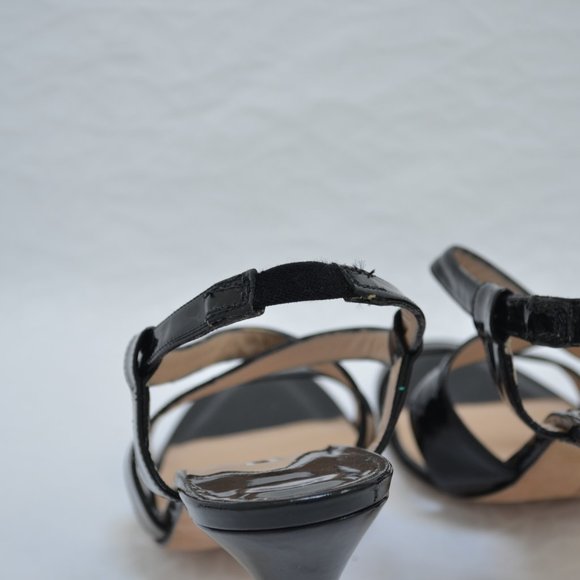 Manolo Blahnik 36 Black Patent Heels renew… - Picture 3 of 6